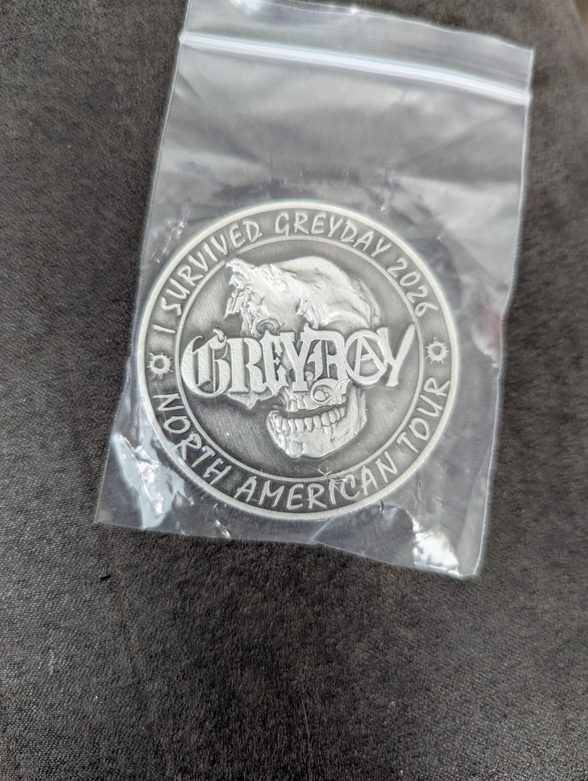 $uicideboy$ GREYDAY 2026 coin 1/50 Cincinnati, OH