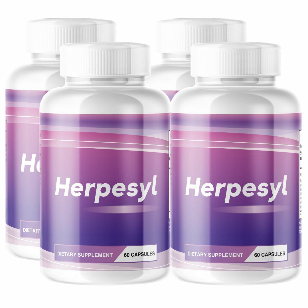 Herpesyl Stop The Spread Heal From The Outside In - 4 Bottles 240 Capsules Herpesyl Stop The Spread Heal From The Outside In - 4 Bottles 240 Capsules