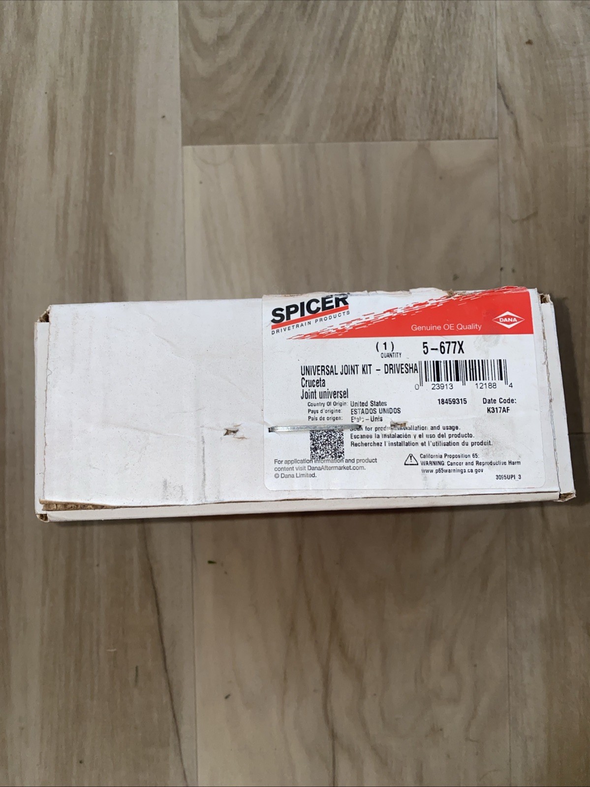 Dana Spicer Universal Ujoint Kit Drive Shaft 5-677X New In Box Dana Spicer Universal Ujoint Kit Drive Shaft 5-677X New In Box