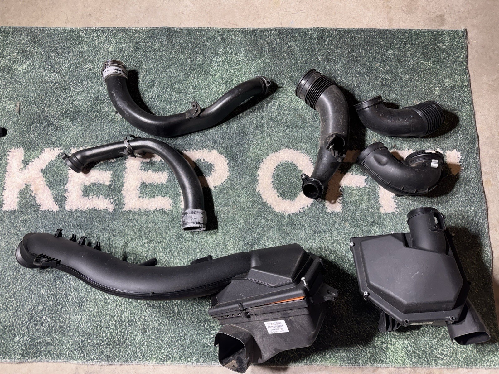 15-20 BMW F80 F82 F83 M3 M4 OEM Air Intakes, Charge Pipes, j pipe Set