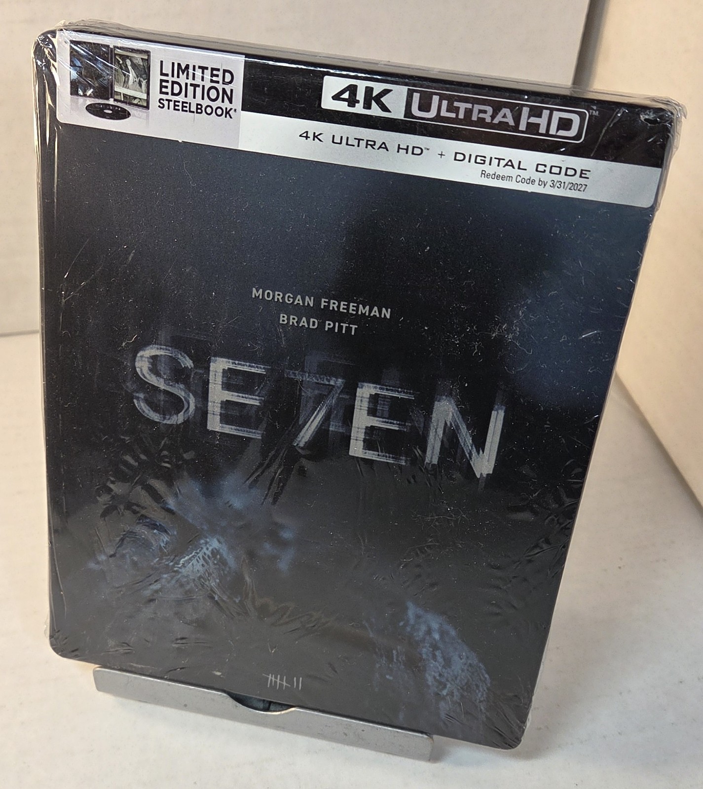 Seven (1995) 4K Steelbook-NEW (Sealed)-Box Shipping with Tracking Seven (1995) 4K Steelbook-NEW (Sealed)-Box Shipping with Tracking