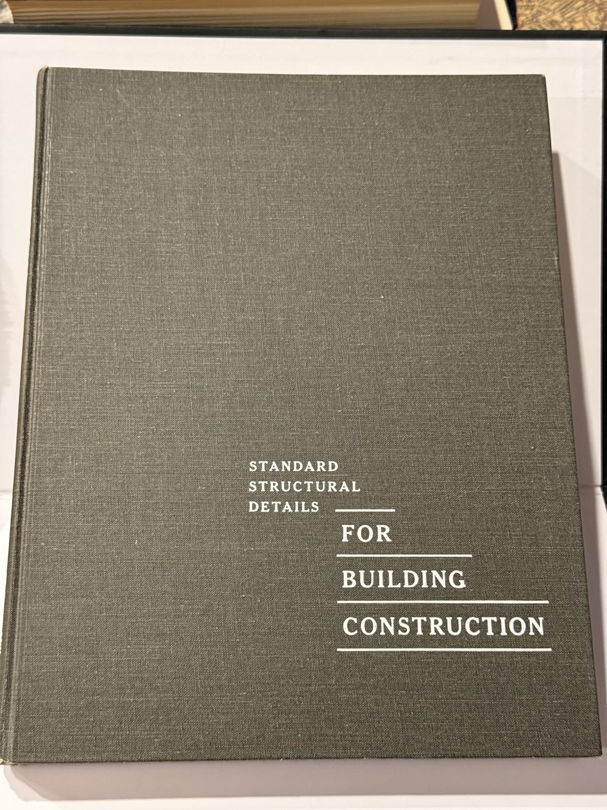 Standard Structural Details Building Construction Newman 1968 1st Ed McGraw-Hill