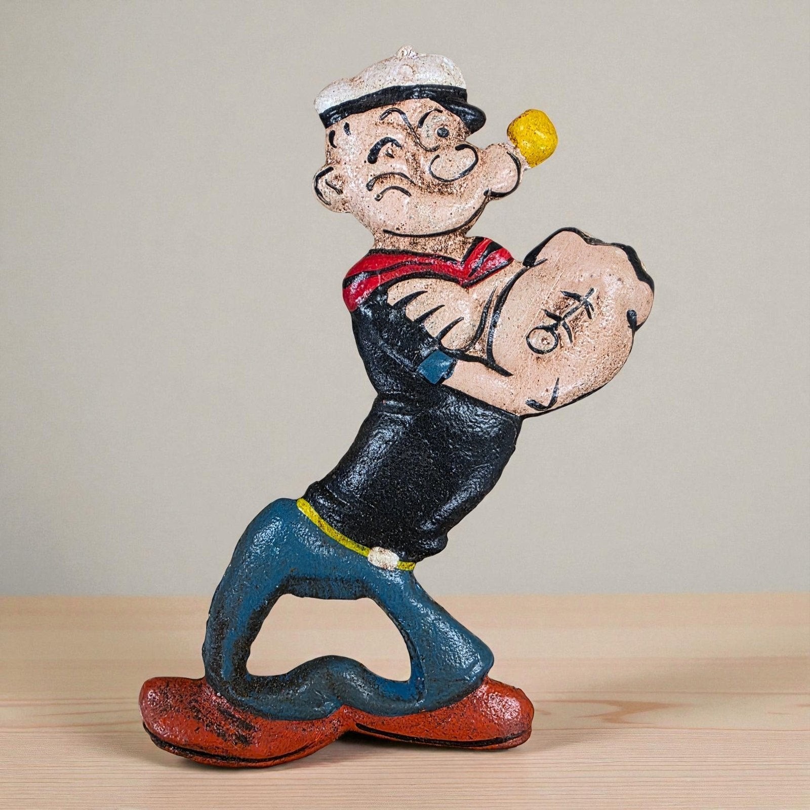 Popeye the Sailor Man Cast Iron Bottle Opener