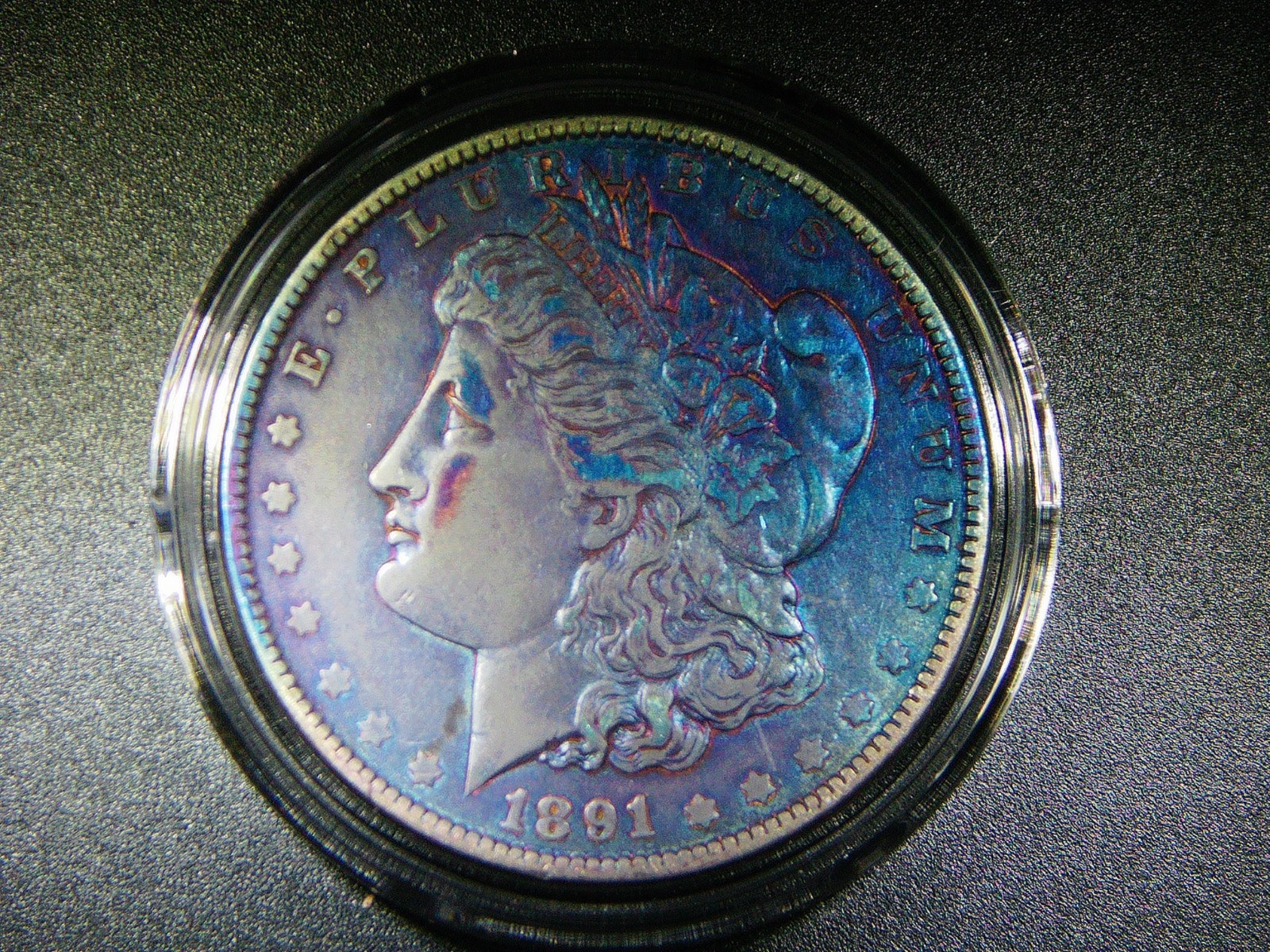 VF+ 1891 MORGAN SILVER DOLLAR BEAUTIFUL TONED DETAIL COLLECTOR GRADE  M-2281