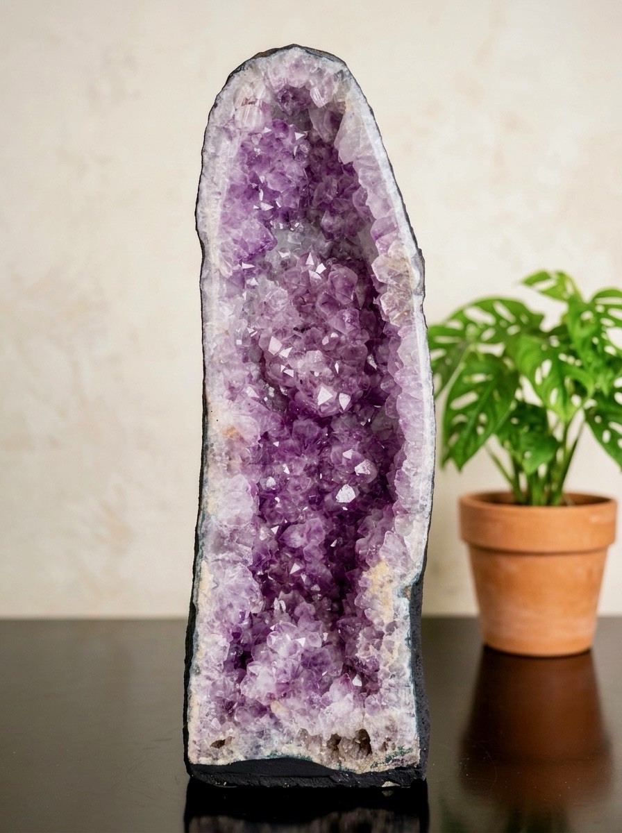 XLarge Amethyst Cathedral Amethyst Geode, Raw Amethyst Cluster, 22.4 Lb 18 XLarge Amethyst Cathedral Amethyst Geode, Raw Amethyst Cluster, 22.4 Lb 18