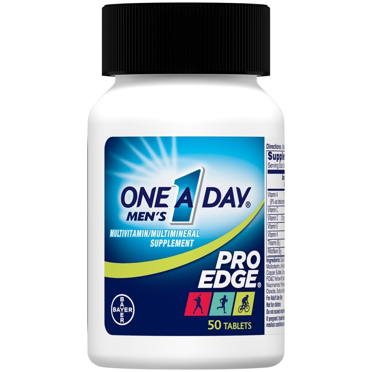 One A Day Men’s Complete Multivitamin + Multimineral Tablets 300, No Colors