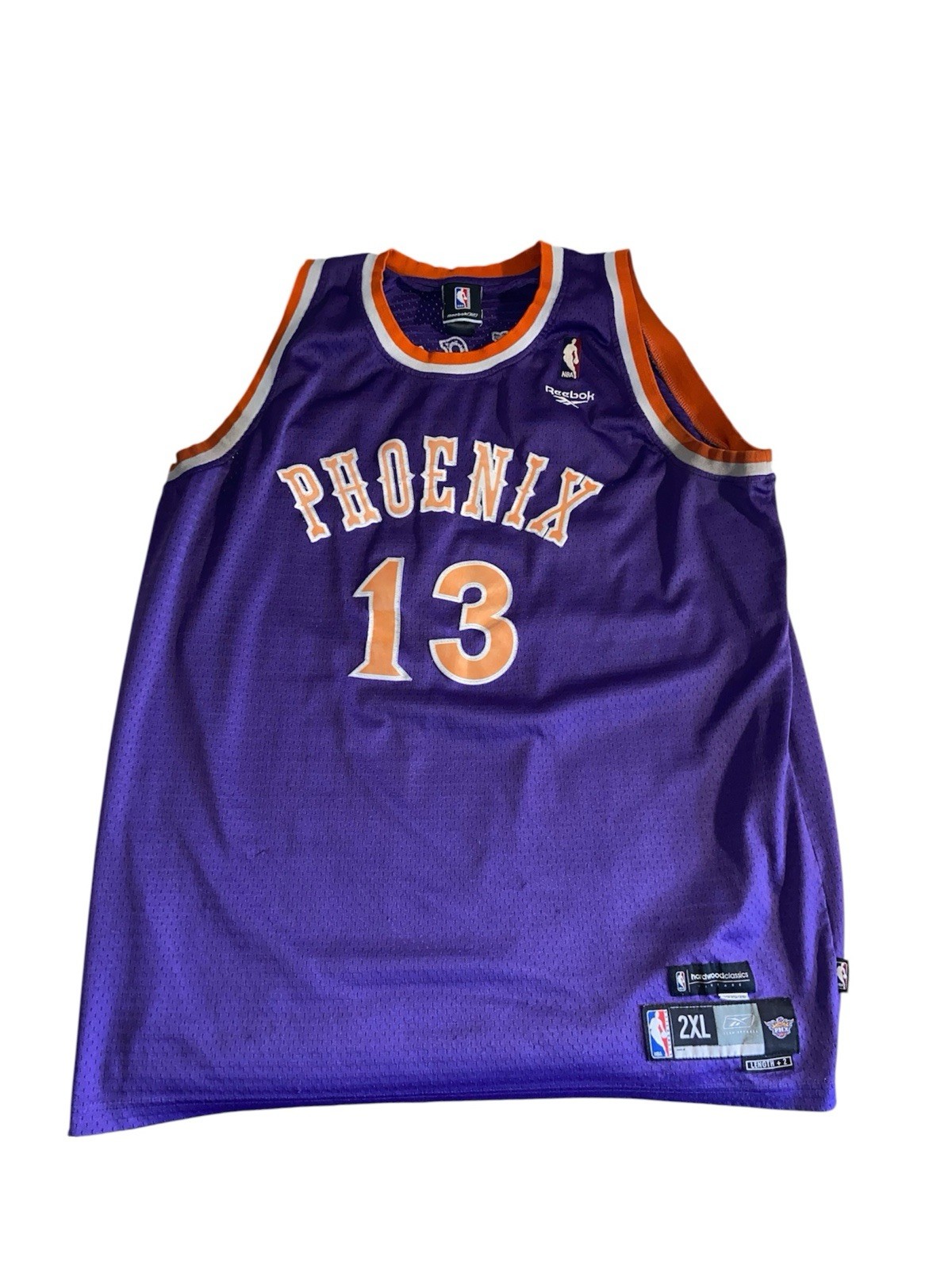 Vintage Phoenix Suns Steve Nash Swingman Sewn Jersey Reebok HWC Mens 2x