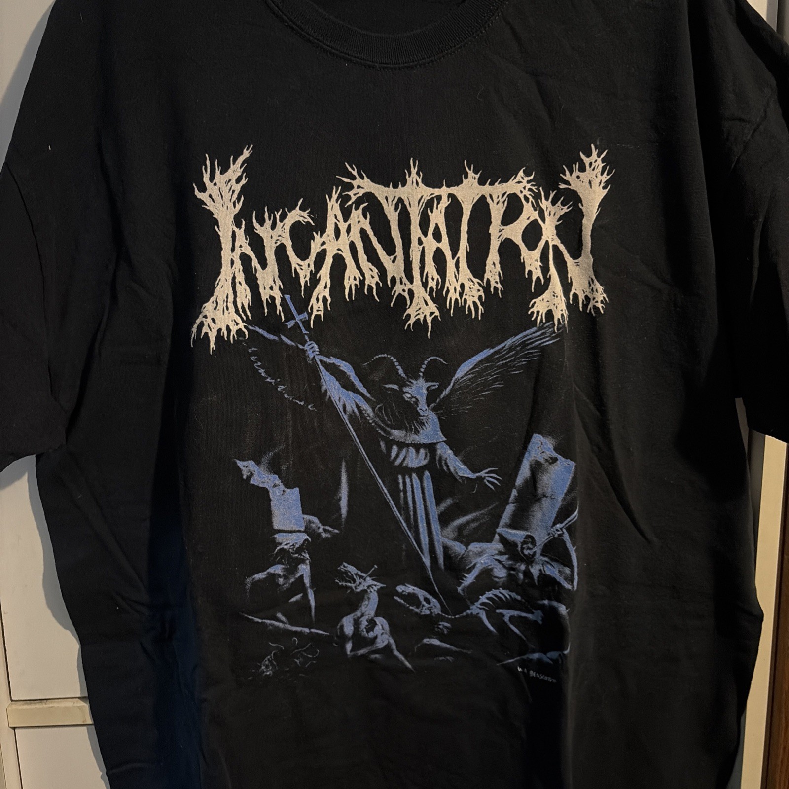 Incantation Upon the Throne of Apocalypse Tshirt Sized XL