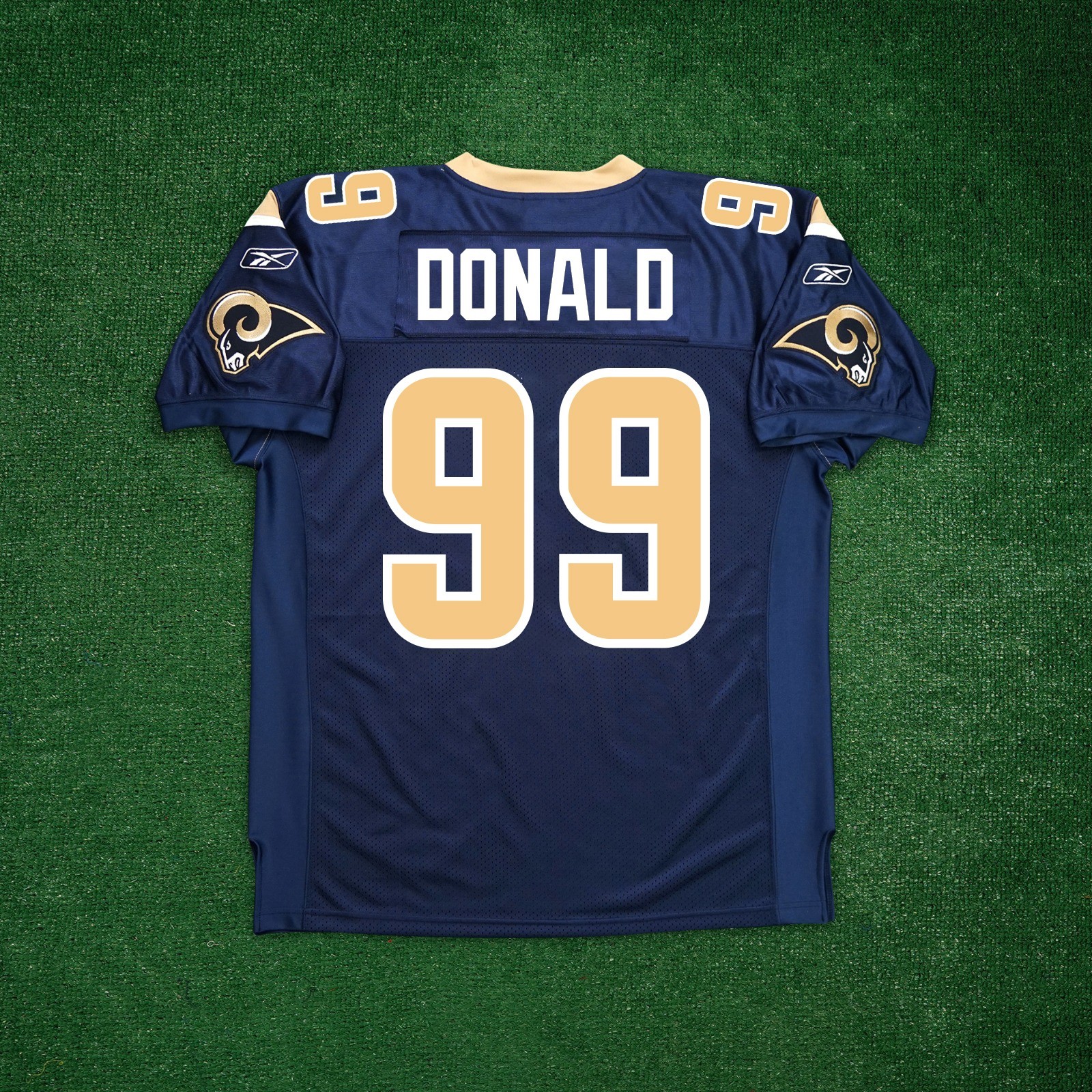 Aaron Donald St. Louis Rams Authentic On-Field EQT Home Navy Blue Jersey