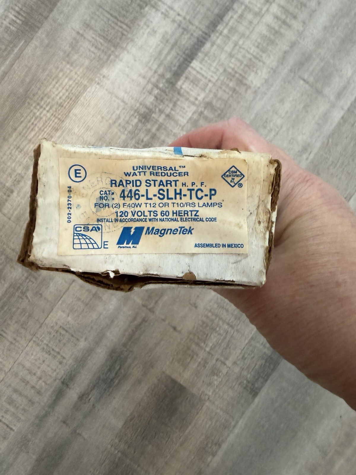 Set of 2 Magnetek 446-L-SLH-TC-P Fluorescent Ballasts 120V F40W T12 T10