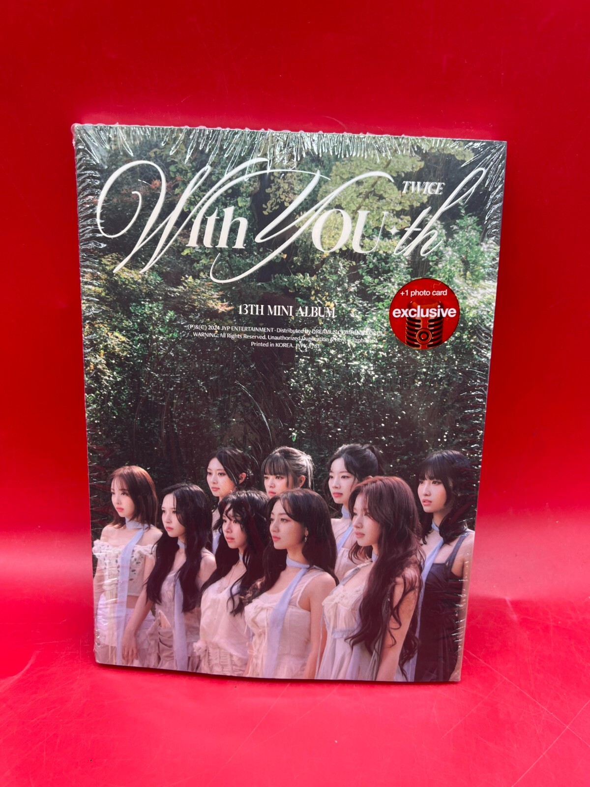 TWICE - With You 13th Mini Album - Target Exclusive CD (3 Versions) TWICE - With You 13th Mini Album - Target Exclusive CD (3 Versions)