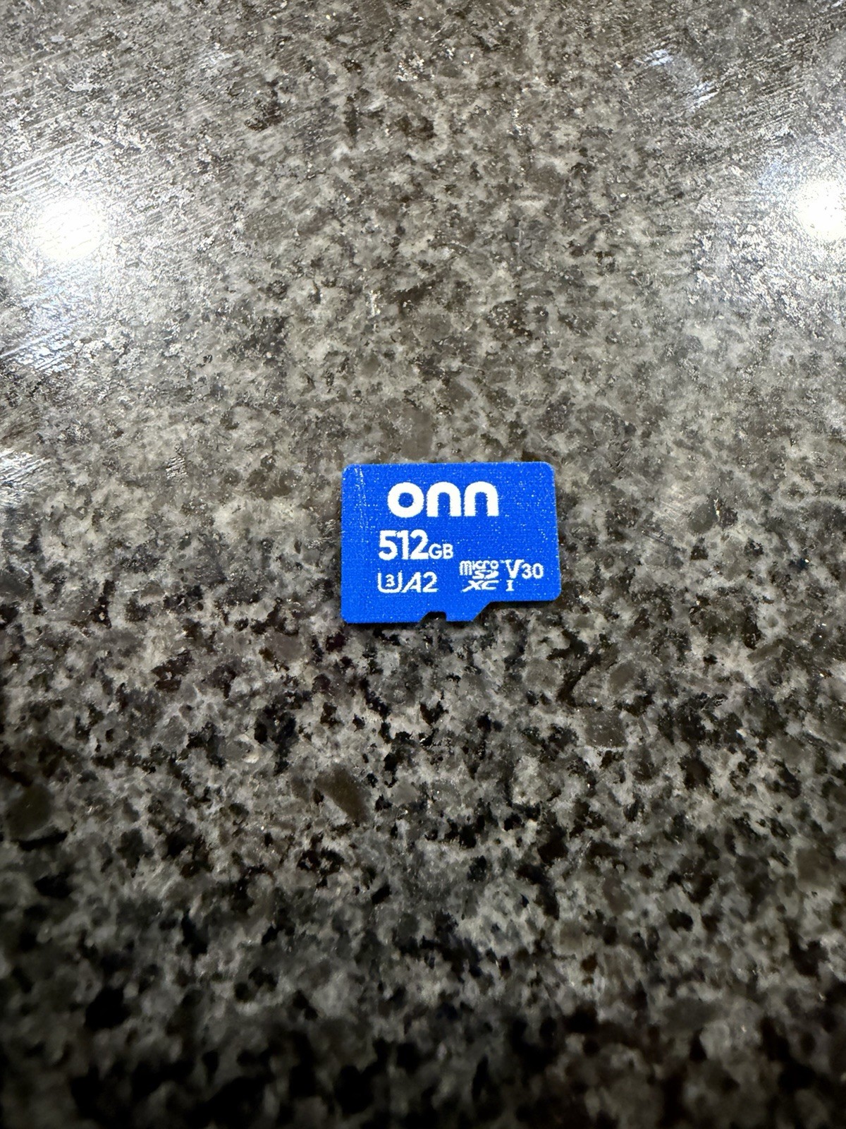 onn 512GB C10 U3 V30 A2 microSDXC Flash Memory Card. Open Box . 