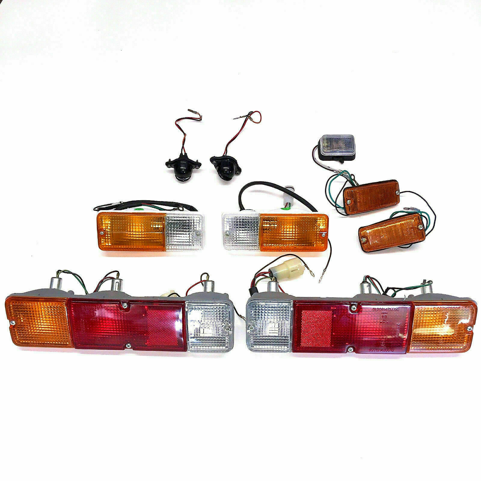 SUZUKI SJ413 BRAKE TAIL LIGHT TURN SIDE MARKER FRONT BUMPER SET SAMURAI 1986-95