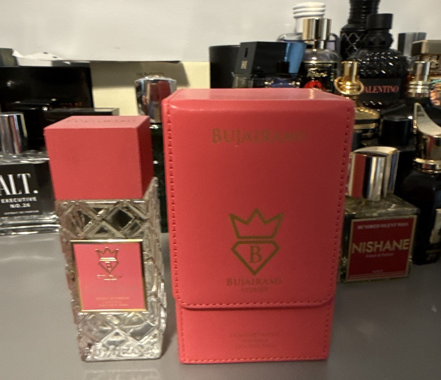 Bujairami Perfume Bujairami 3.4 fl oz, New with Box Pink Case Bujairami Perfume Bujairami 3.4 fl oz, New with Box Pink Case