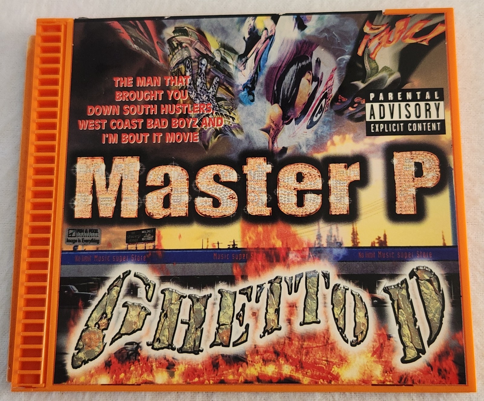 Master P - Ghetto D CD 1997 No Limit Records (P2 50659) - Orange Q-Pack Case