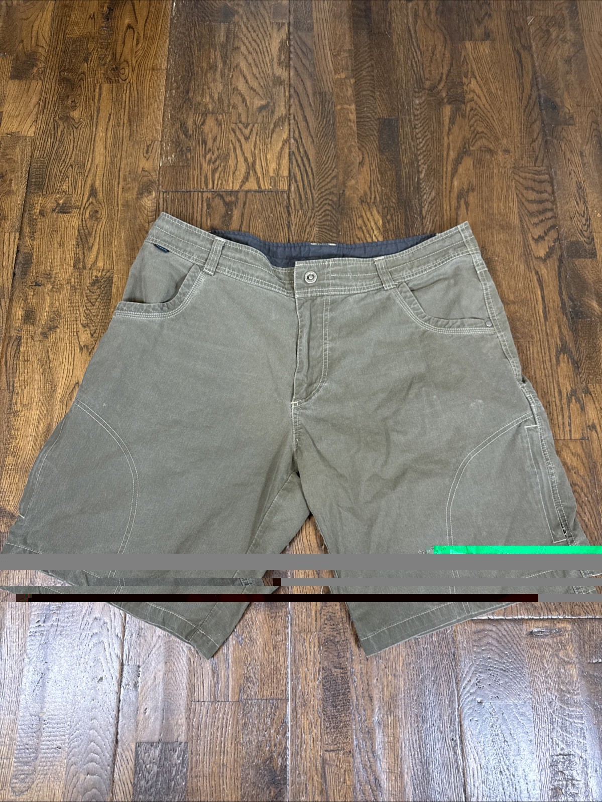 KÜHL Ramblr Shorts Men’s 38 Style 5125 Olive Vintage Patina Hiking Outdoor 9.5”