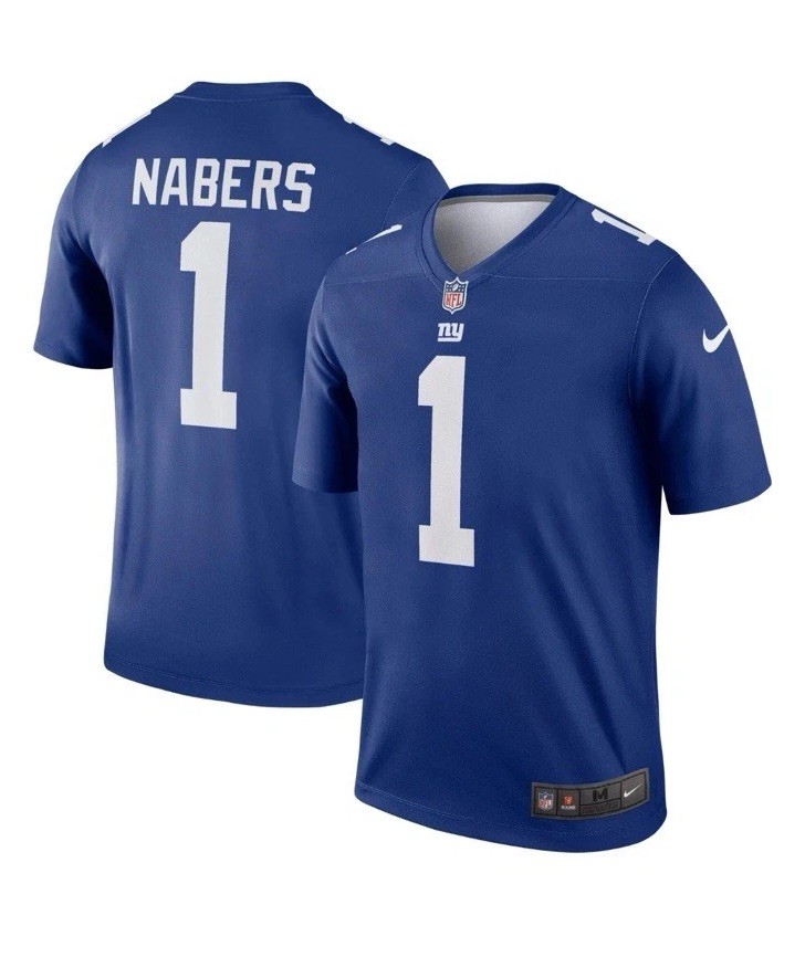 Malik Nabers New York Giants Nike Legend Performance Jersey-MSRP $100 Size 2XL