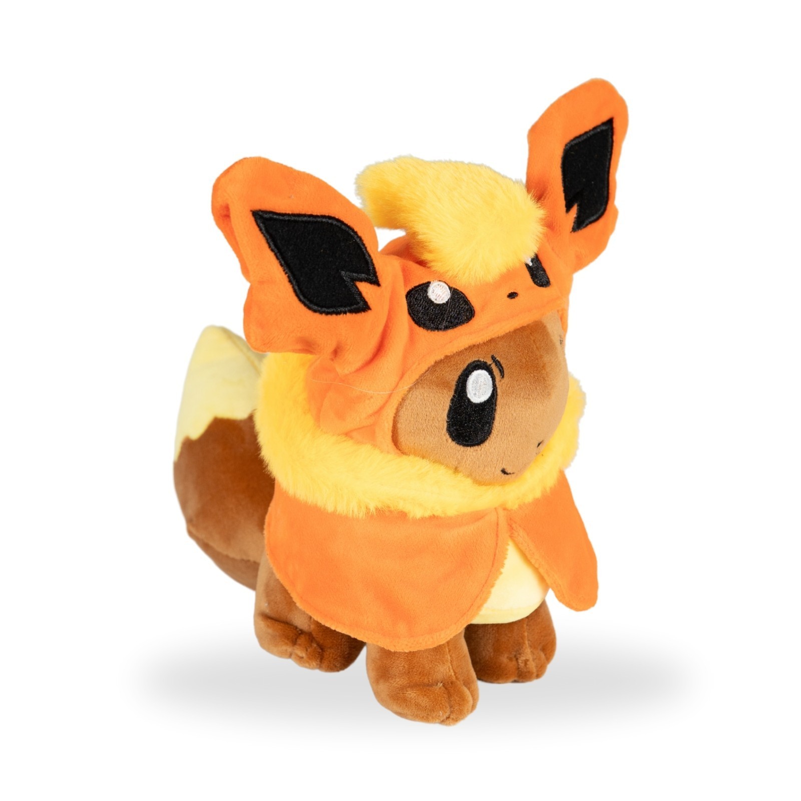 Pokémon Eevee Flareon Cosplay Hoodie Poncho Plush Toy 8