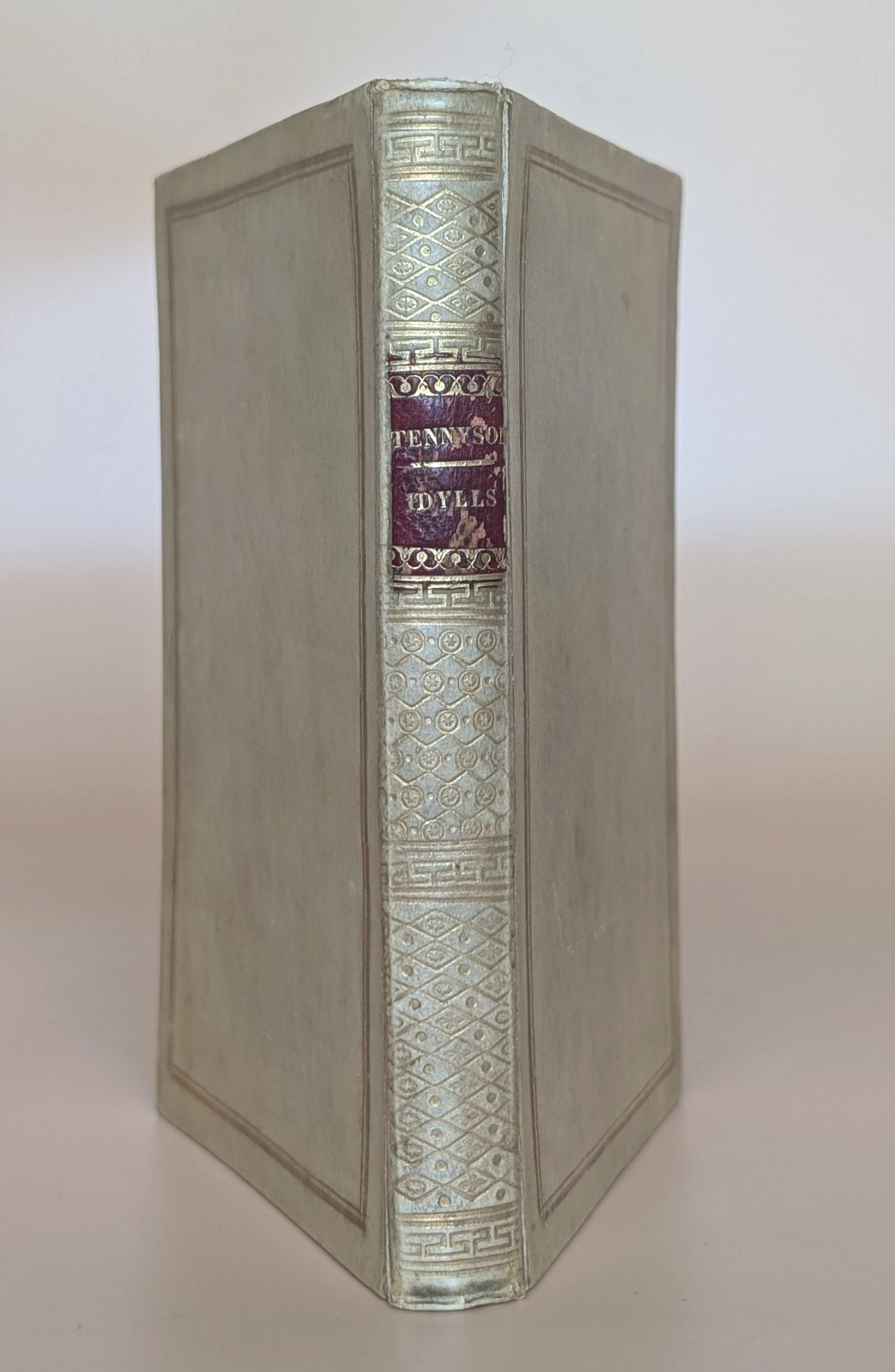 Alfred Tennyson Idylls of the King c1860s Pocket Leather Binding Antique HC