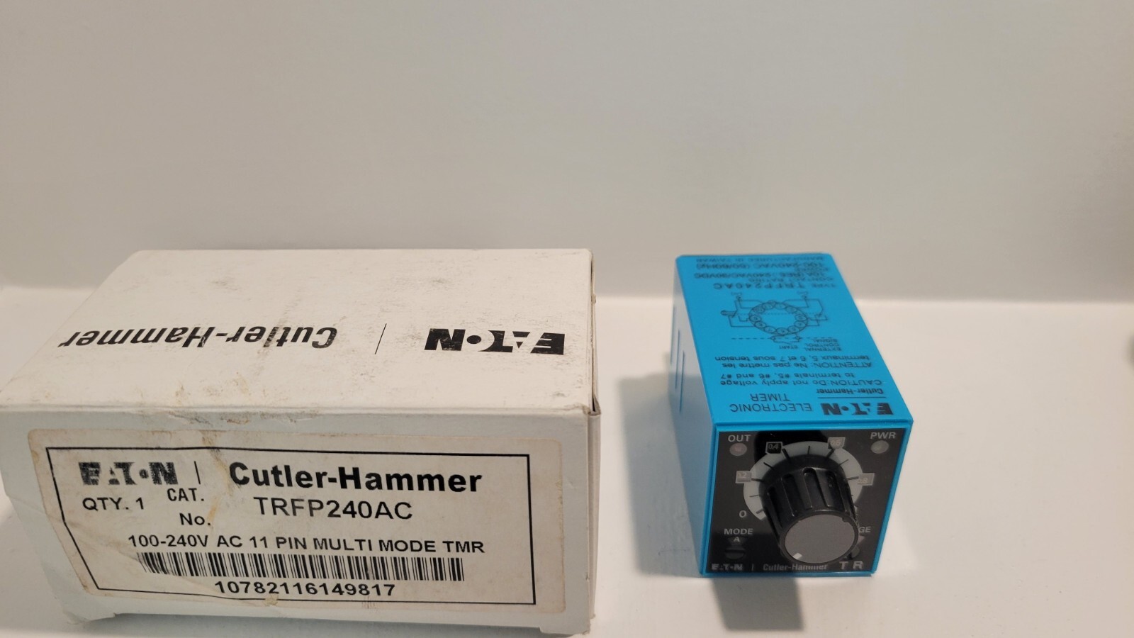 Eaton - Cutler Hammer TRFP240AC Electronic Timer 100-240VAC 11 Pin Eaton - Cutler Hammer TRFP240AC Electronic Timer 100-240VAC 11 Pin