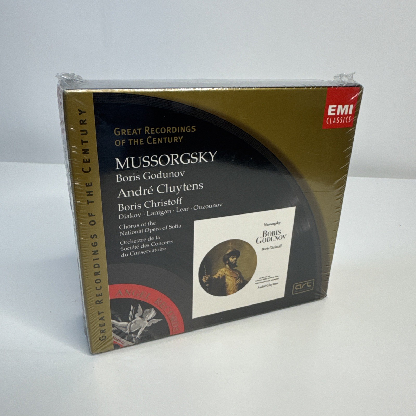 Mussorgsky 3 CD SEALED Boris Godunov Christoff Andre Cluytens EMI Classical 2002 Mussorgsky 3 CD SEALED Boris Godunov Christoff Andre Cluytens EMI Classical 2002