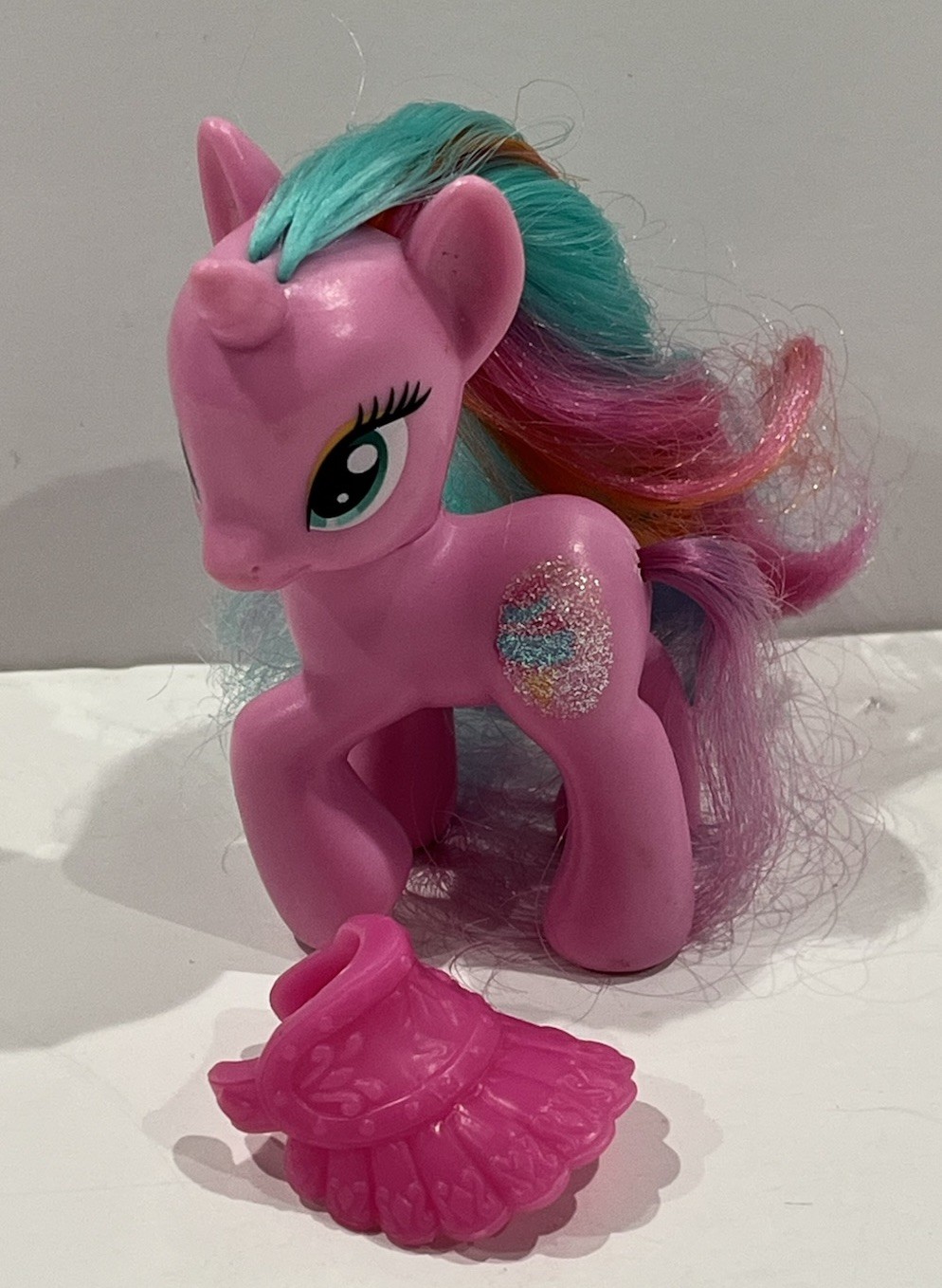 My Little Pony MLP G4 Sweetie Swirl Brushable Unicorn Figure with Pink Skirt