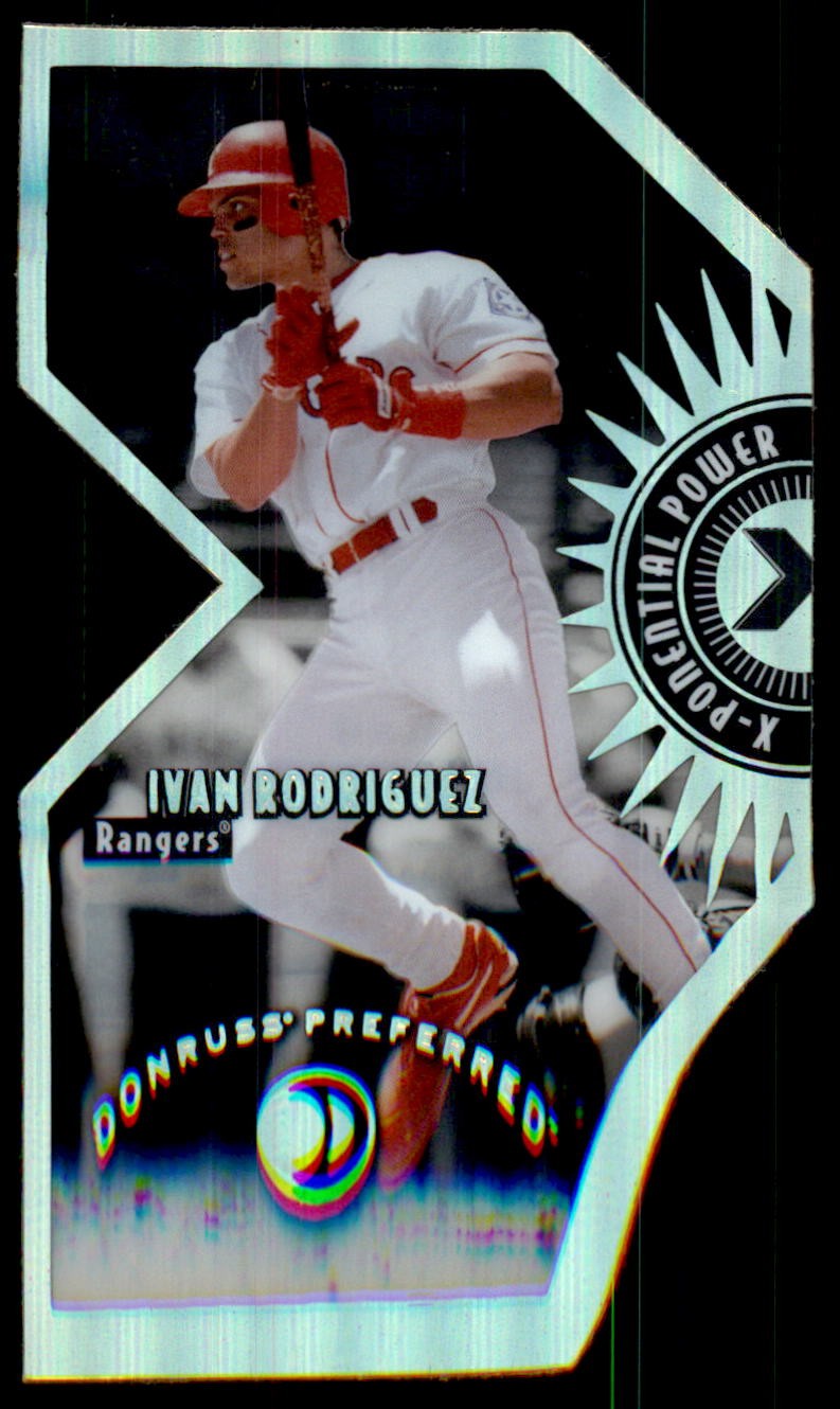 1997 Donruss Preferred #3A Ivan Rodriguez #/3000 X-Ponential Power 1997 Donruss Preferred #3A Ivan Rodriguez #/3000 X-Ponential Power