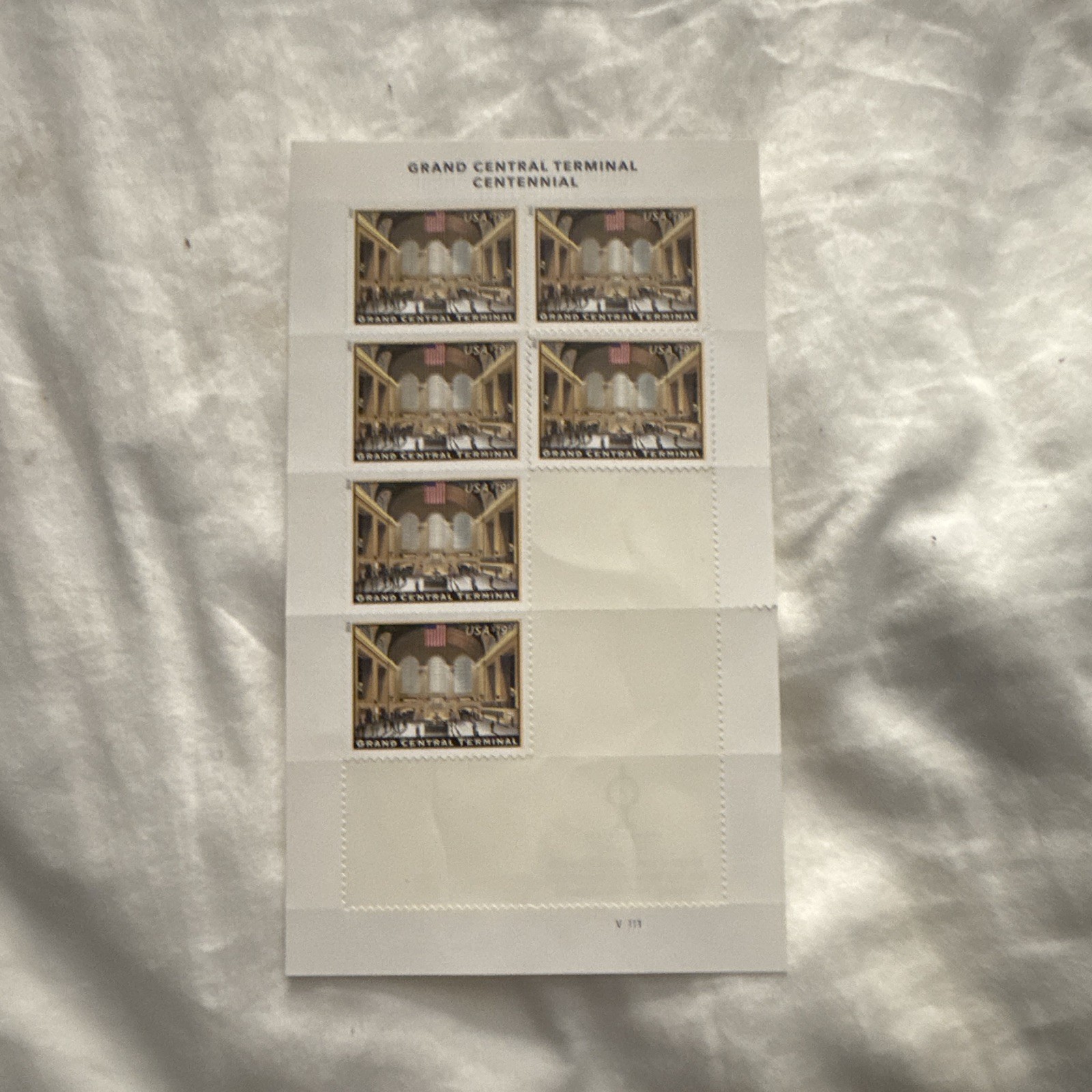 US Scott #4739 $19.95 Grand Central Terminal Express Mail Partial Sheet of 6 MNH