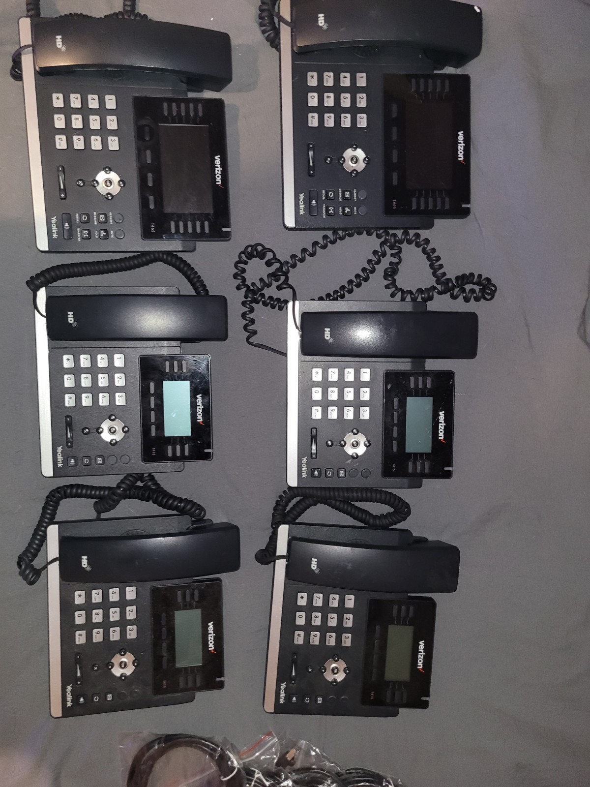 Lot of 6 Yealink SIP-T41S IP Phone - Black Lot of 6 Yealink SIP-T41S IP Phone - Black