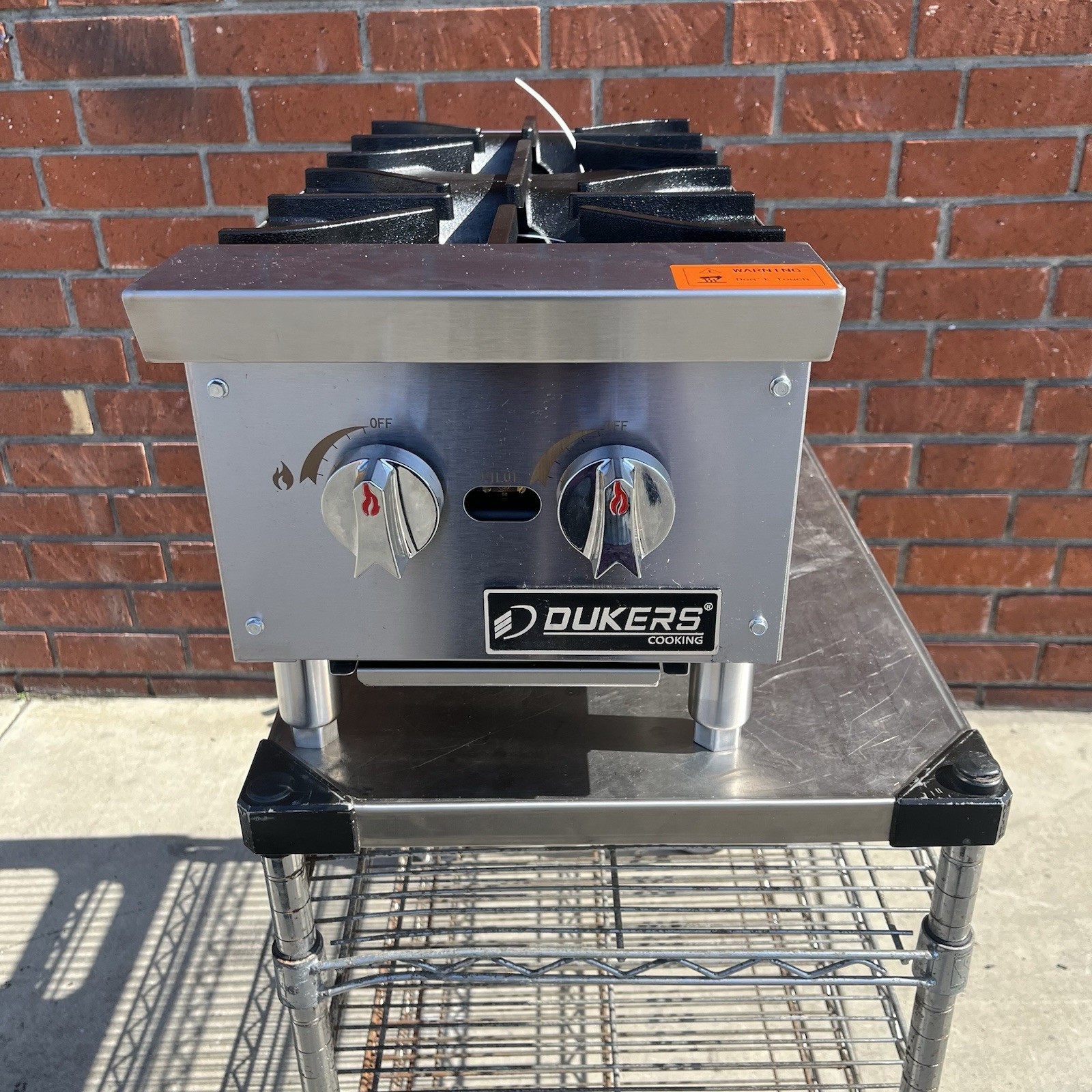 DUKERS DCHPA12 2 BURNER HOT PLATE 12