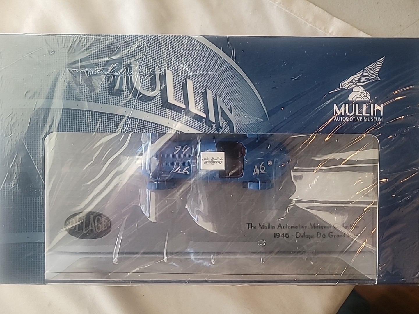 Mullin Minichamps 1:43 Scale. 1946 Delage D6 Grand Prix Mullin Minichamps 1:43 Scale. 1946 Delage D6 Grand Prix