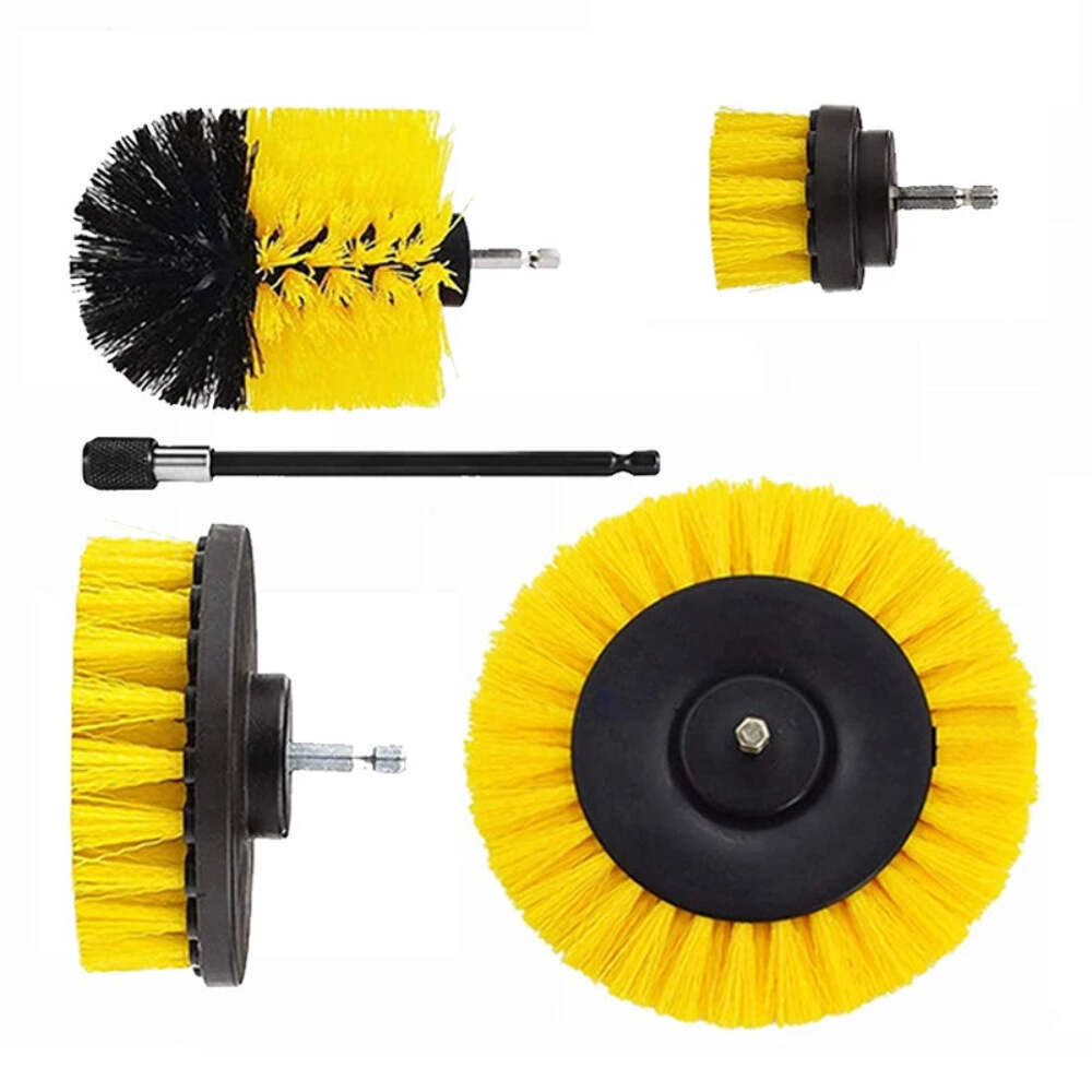 3Pcs/5Pcs Electric Scrubber Brush Drill Brush Kit Power Drills Scrubber Brush Fo