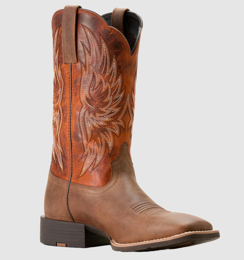 NIB MEN ARIAT 10053565 SPORT RIDER VENTIGE OAK/RUSTIC ORANGE 12