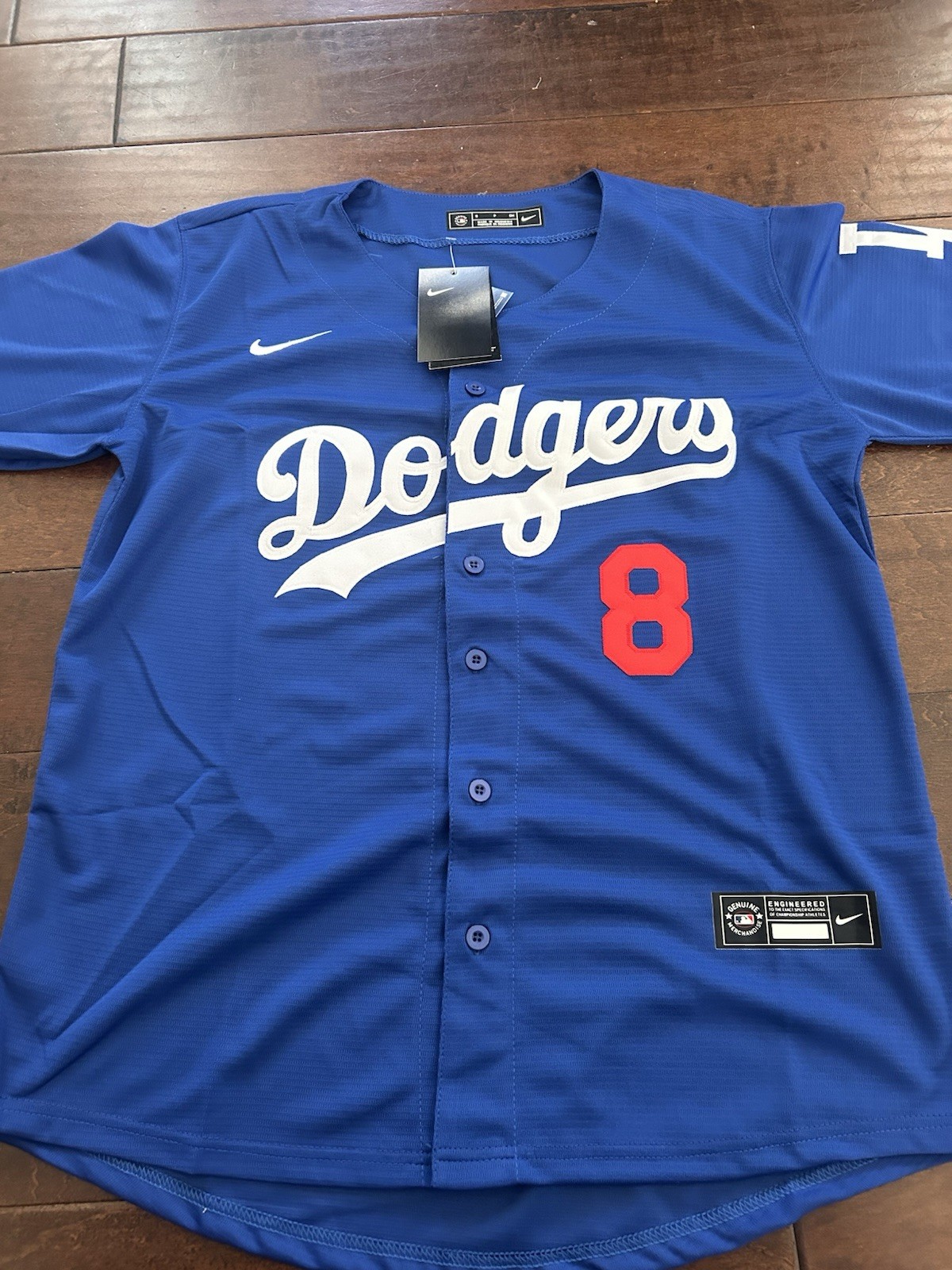 Enrique “Kike” Hernandez Adult Blue Dodgers Jersey Size Large
