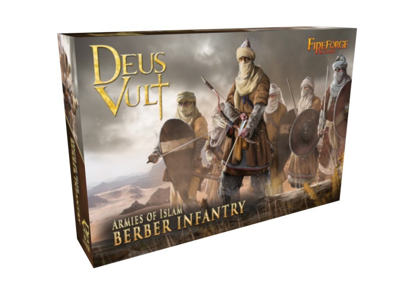 FIREFORGE DEUS VULT DVAI01-BS ARMIES OF ISLAM BERBER INFANTRY 30-MULTI-PART