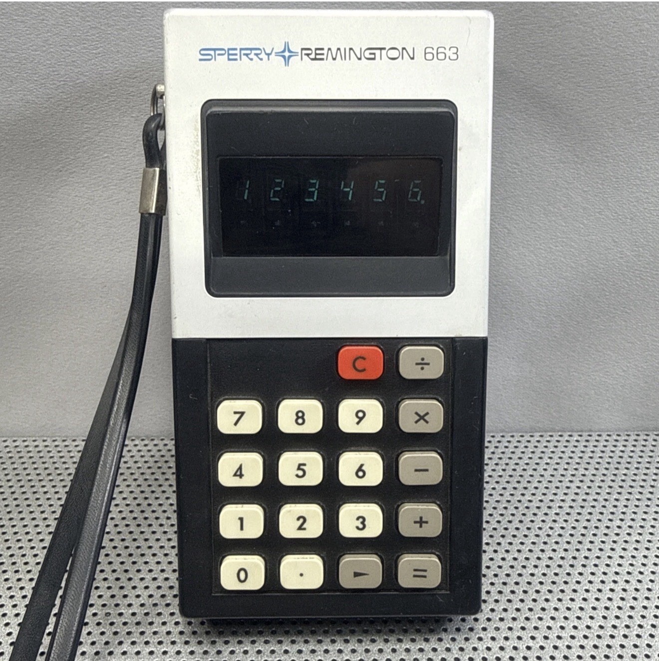 Vintage Sperry Remington 663 LED Calculator Tested Operators Instruction Manual 