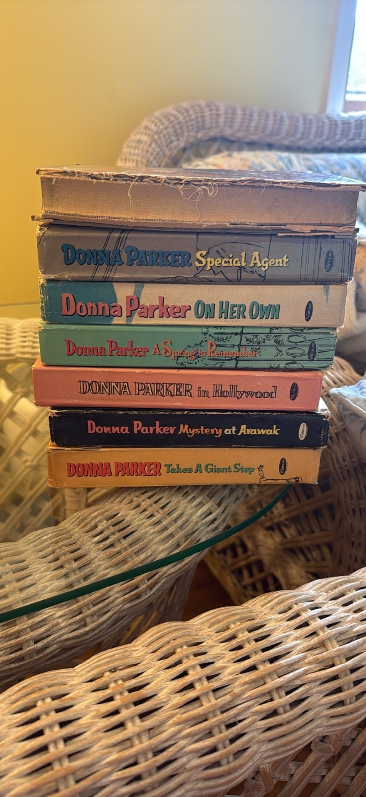Vintage Donna Parker Lot of all 7 Whitman Hardcovers 1950/60s Complete set