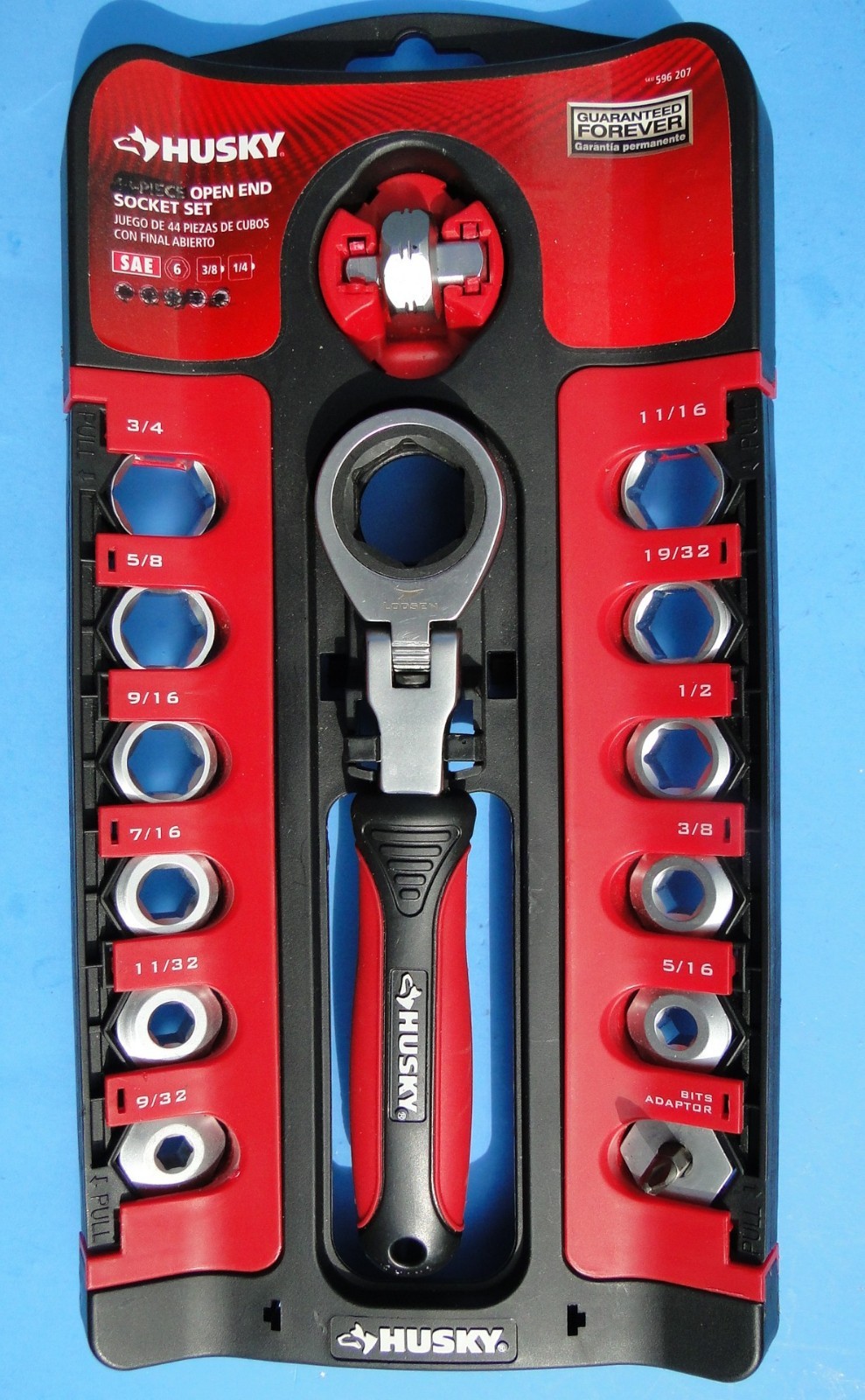 NEW Husky 14 Piece Open End Socket Set SAE Inch Sizes NEW Husky 14 Piece Open End Socket Set SAE Inch Sizes