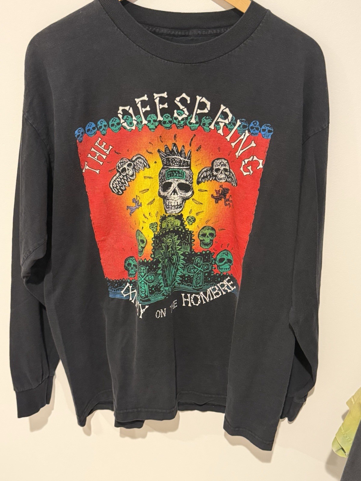 Rare Vtg Offspring Long Sleeve T Shirt Size Xl