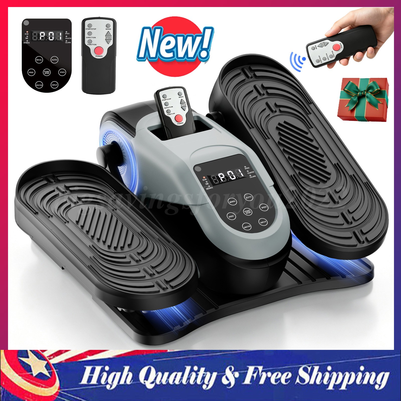 Ellipse Leg Exerciser as Seen on TV Under Desk Elliptical Machine Seated Machine