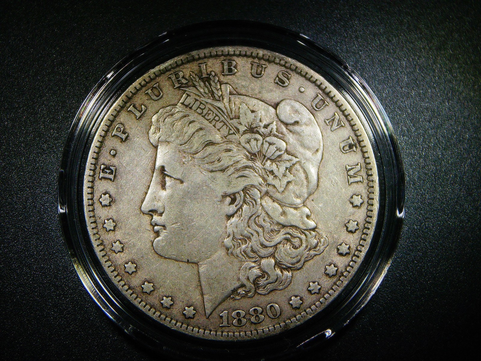 EF 1880-O MORGAN SILVER DOLLAR HARD DATE EF BEAUTIFUL COLLECTORS COIN M-1444