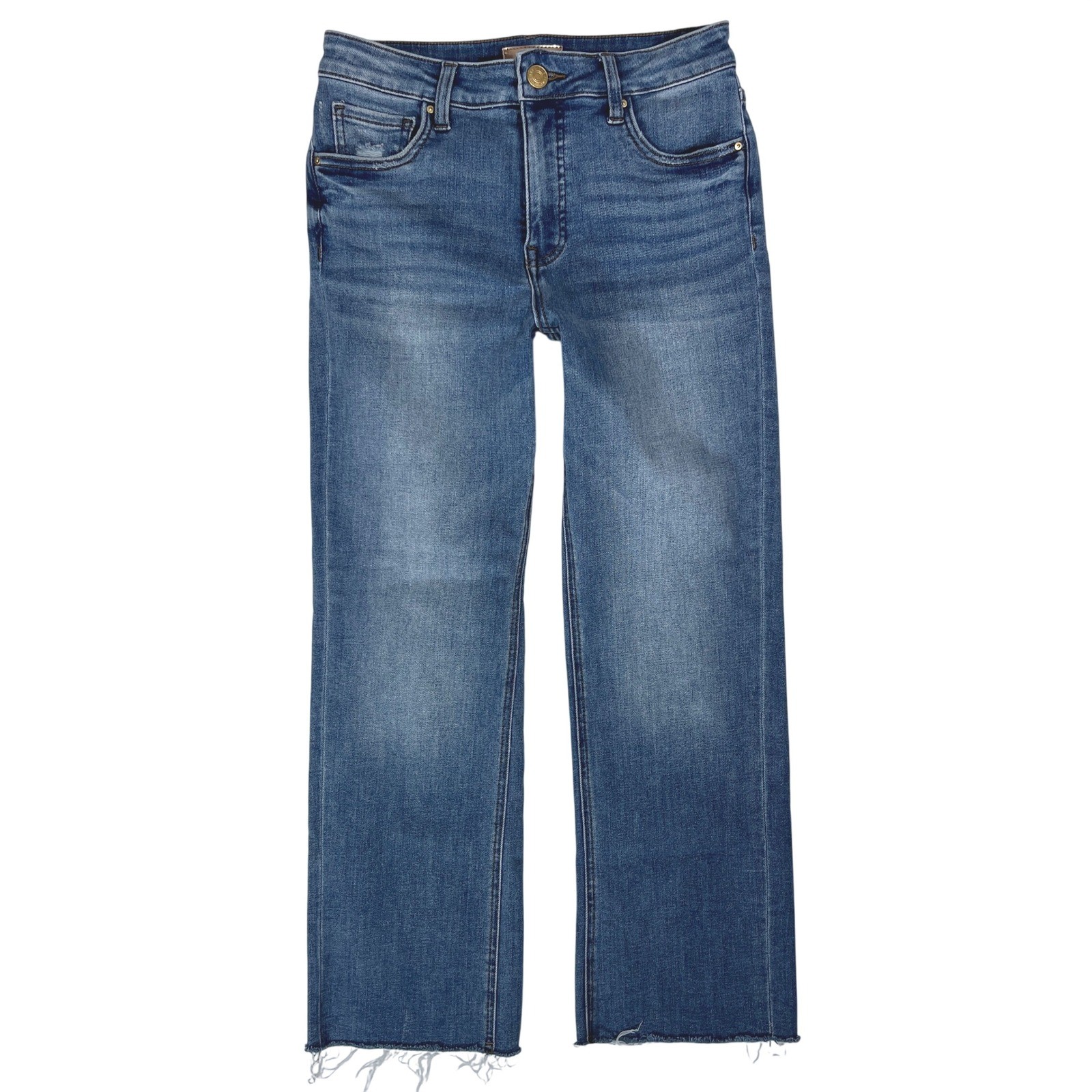KUT from the Kloth Kelsey Fab Ab Ankle Flare Jeans 4 90s Retro Boho Festival 27