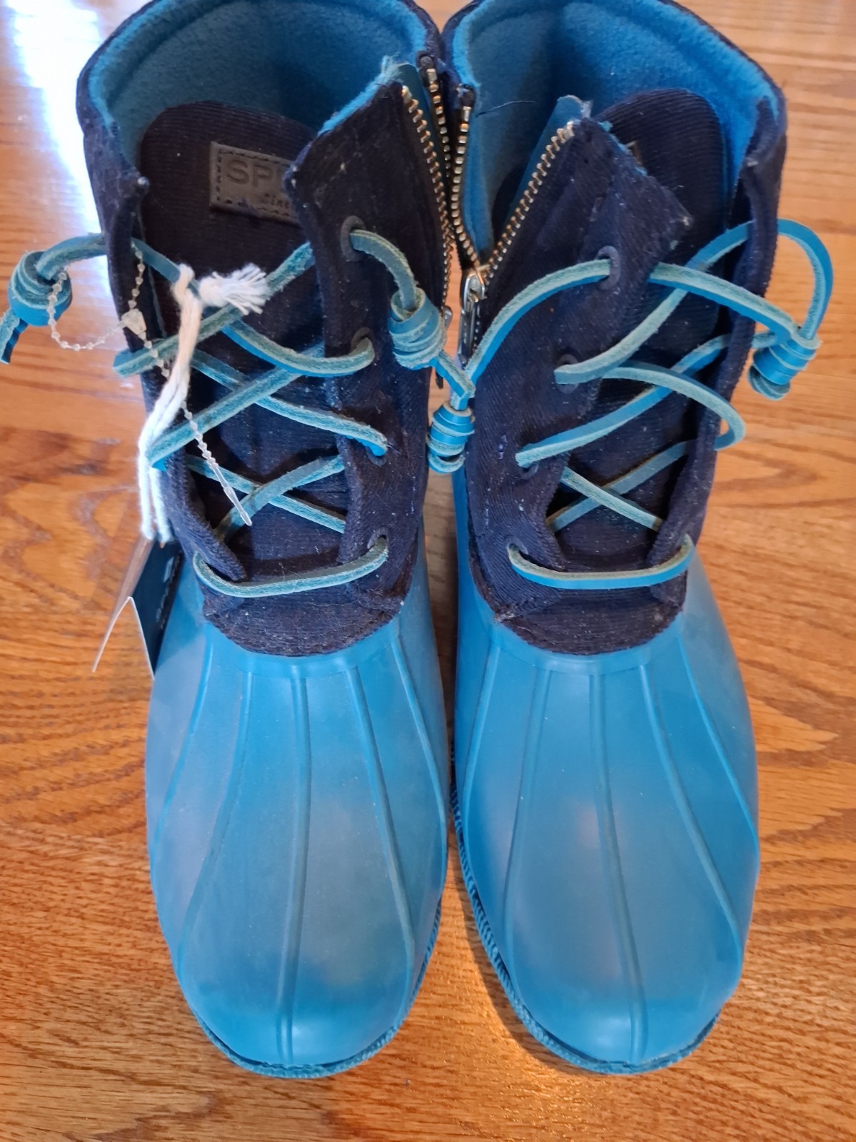 Sperry Saltwater Puff Nylon Women\'s Sz 8 Duck rain Boot Navy Boat winter Sperry Saltwater Puff Nylon Women\'s Sz 8 Duck rain Boot Navy Boat winter