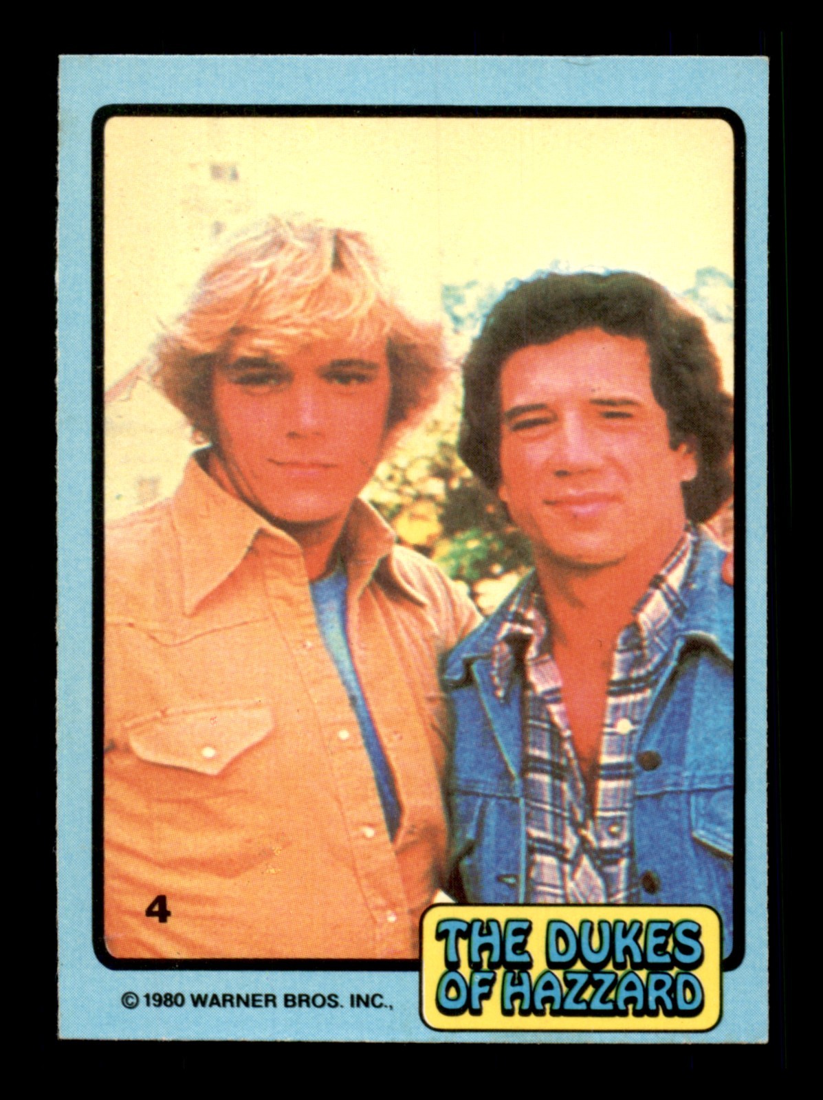 1980 Donruss Dukes of Hazzard  / SEE DROP DOWN MENU 4 CARD YOU WILL RECIEVE