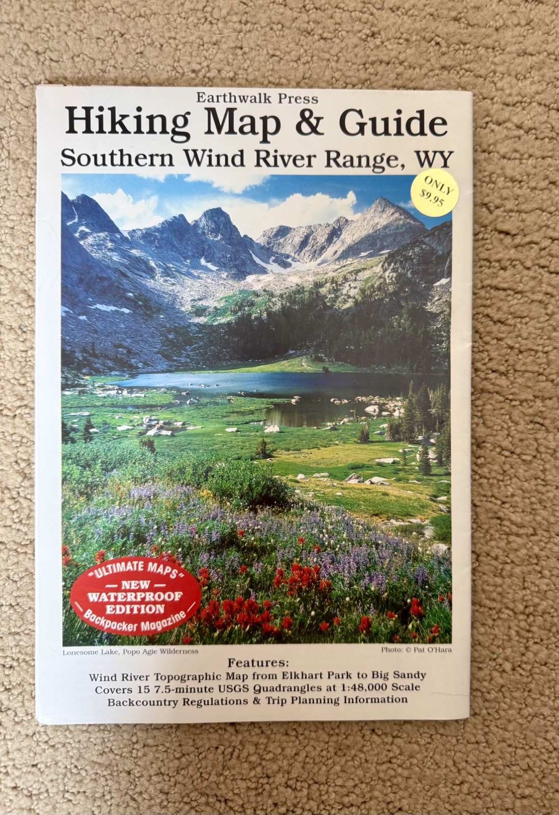 Earthwalk Press Rockies: South Wind River Range Map - Detailed and Reliable Earthwalk Press Rockies: South Wind River Range Map - Detailed and Reliable