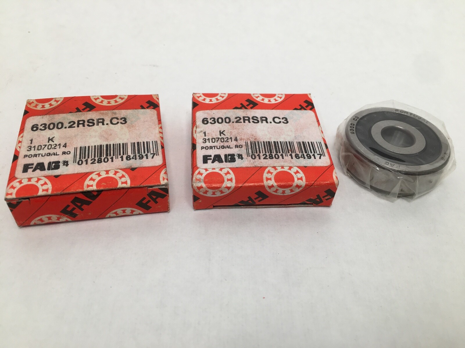 FAG 6300.2RSR.C3 Bearing Rubber Seals 10x35x11 mm 6300 2RSR 2RS C3 6300RS 2 pcs