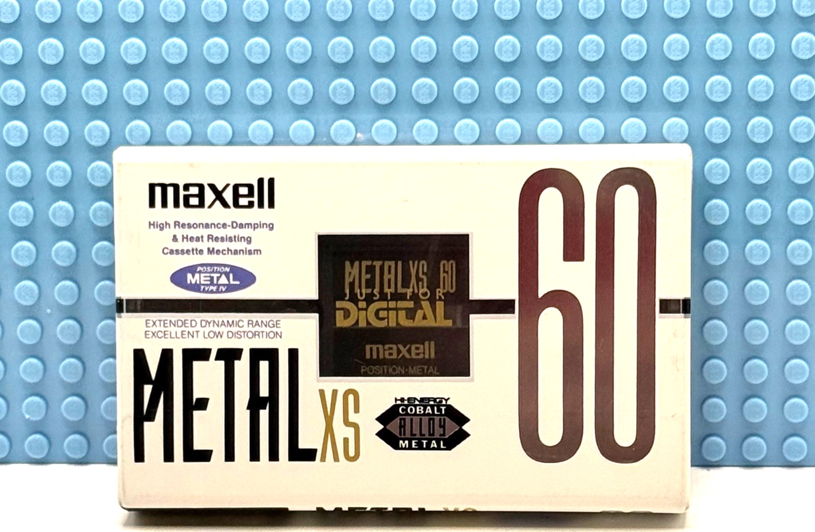 MAXELL METAL XS   60   1995  JAPAN  TYPE IV   BLANK CASSETTE TAPE (1) (SEALED)