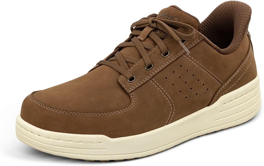 NEW Orthofeet Rove 20251 Mens 11.5 Wide Tan Nubuck Slip-on Shoes w/ Box+Inserts NEW Orthofeet Rove 20251 Mens 11.5 Wide Tan Nubuck Slip-on Shoes w/ Box+Inserts