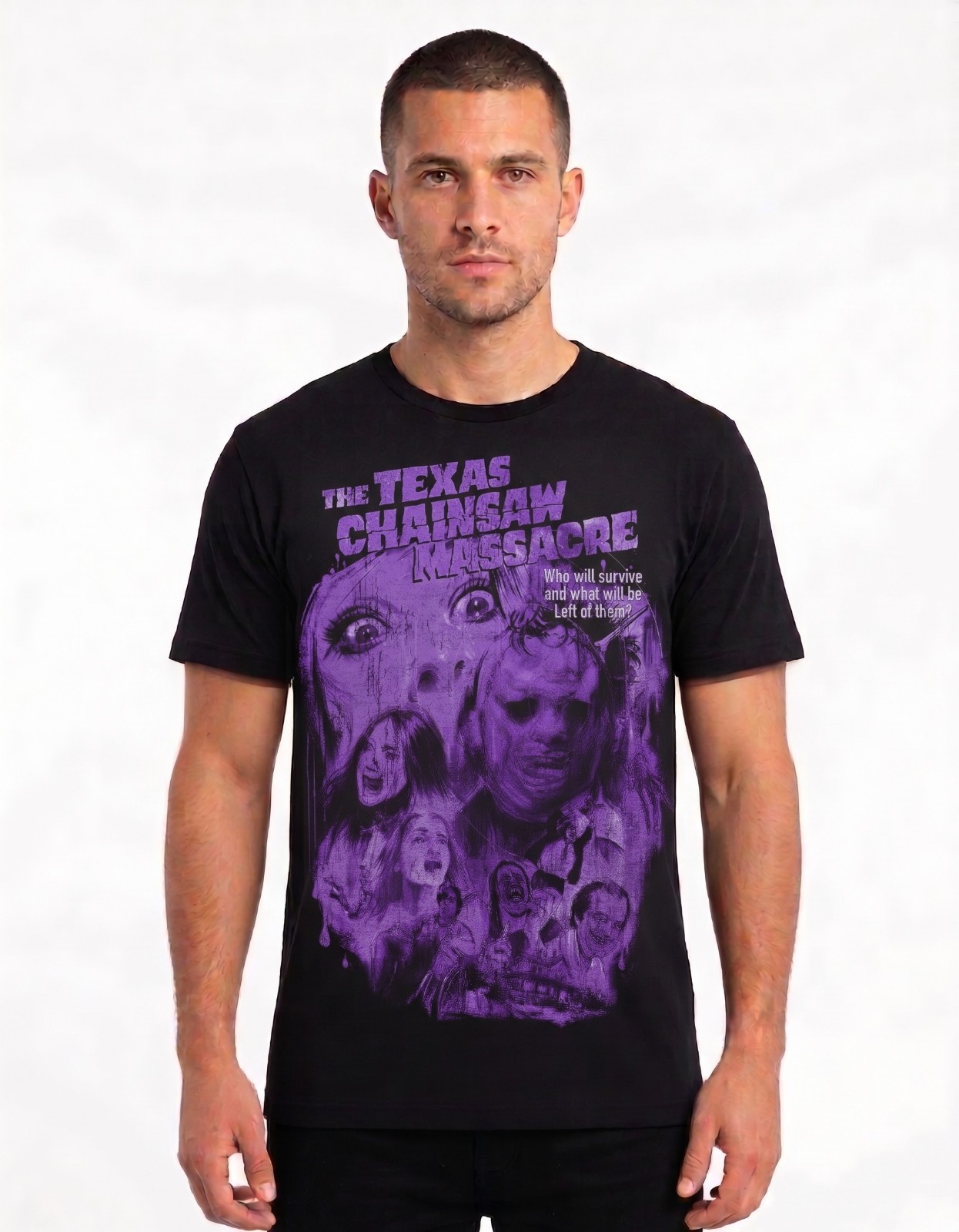 Texas Chainsaw Massacre-shirt, Vintage Style, Black. 2XL Texas Chainsaw Massacre-shirt, Vintage Style, Black. 2XL