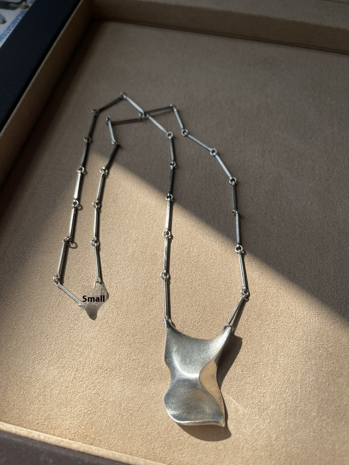 Antique-Designed 925 Silver Necklace by Nordic Finnish Designer - Couple\'s Style